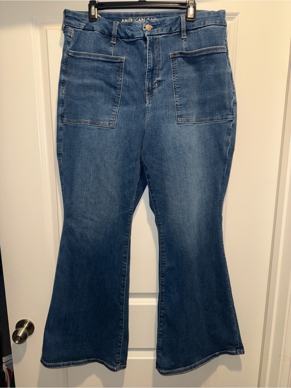 American Eagle Outfitters Women's Blue Flare Jeans